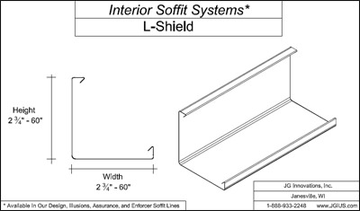 Interior Soffit Systems L-Shield